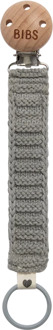 BIBS – Fopspeenkoord – Knitted – Cloud – 0+ maanden Cloud / Grijs