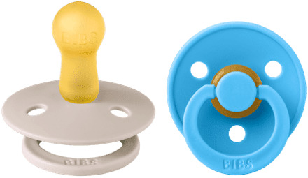 BIBS Speen BIBS Colour 2 PACK Latex Size 2 Mushroom/Breeze 2 st