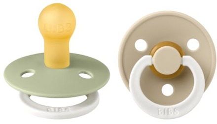 BIBS Speen BIBS Colour Latex Size 1 Sage Glow/Vanilla Glow 2 st