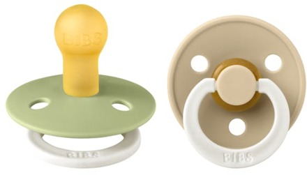BIBS Speen BIBS Colour Latex Size 2 Sage Glow/Vanilla Glow 2 st