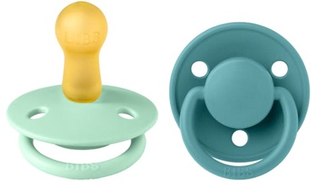 BIBS Speen BIBS De Lux Latex Size 1 Nordic Mint/Island 2 st
