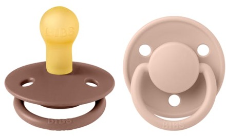 BIBS Speen BIBS De Lux Latex Size 1 Woodchuck/Blush 2 st