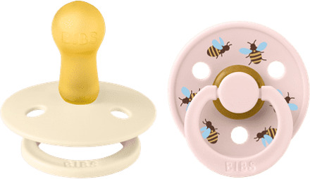 BIBS Speen BIBS Studio Colour 2 PACK Bumblebee Latex Size 2 Ivory Mix 2 st