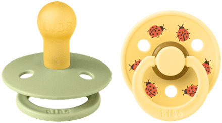 BIBS Speen BIBS Studio Colour 2 PACK Ladybug Latex Size 1 Sage Mix 2 st