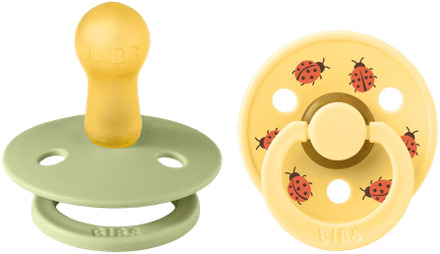 BIBS Speen BIBS Studio Colour 2 PACK Ladybug Latex Size 2 Sage Mix 2 st