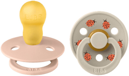 BIBS Speen BIBS Studio Colour 2 PACK Ladybug Latex Size 3 Blush Mix 2 st