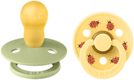 BIBS Speen BIBS Studio Colour 2 PACK Ladybug Latex Size 3 Sage Mix 2 st