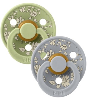 BIBS Speen BIBS x Liberty Colour Capel Latex Size 2 Cloud/Sage 2 st