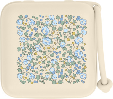 BIBS X Liberty - Speenhouder - Pacifier Box - Ivory Ivory / Beige / Blauw / Groen