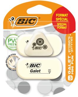 BIC Gum Bic Galet blister a 2 stuks + 1 gratis