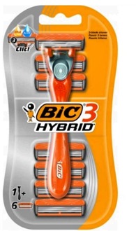 BIC Scheermesje Bic 3 Hybrid Razor & Blades 1 pcs + 6 st