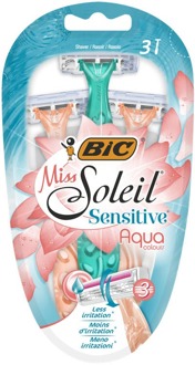 BIC Scheermesje Bic Miss Soleil Sensitive Aqua Razors 3 st