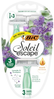 BIC Scheermesje Bic Soleil Escape 3 Blades Razors 3 st