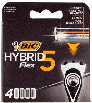 BIC Scheermesjes Bic Hybrid 5 Flex Blades 4 st