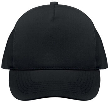 Bicca biologische katoenen baseballpet Zwart - One size