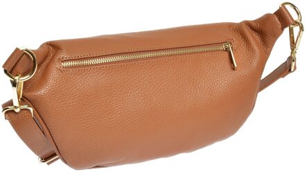 Bicolore Leren Tas Veelkleurig