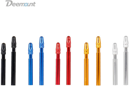 Bicycle 1Pair Presta Valve Extender W/ Cap CNC Aluminum Alloy Anodized F/V Extension for Fixed Road Bike Rims 50mm 60mm