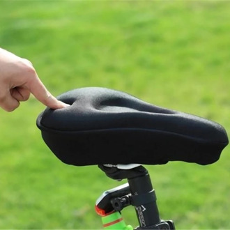 Bicycle Accessories Soft and Comfortable Tampon De Gel De Silicone Cycling 3D Pad Bike Bicycle Seat Cover Cushion SportsOutdoors