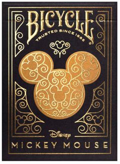 Bicycle Bicycle® Mickey Black/Gold Playing Cards
