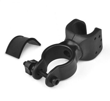 Bicycle Flashlight Torch Lamp Holder 360-degree Rotating Light Clip Universal Bike Handlebar Cycling Lamp Bracket Accessories