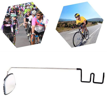 Bicycle Glasses Rearview Mirror 360 Degree Mirror Aluminium Alloy Adjustment Helmet Mount