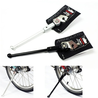 Bicycle Kickstand Black/Silver BMX Folding Bike brompton birdy Bicycle Foot Support Japan Minoura