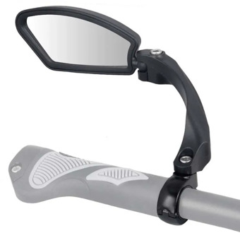 Bicycle Mirror 360 Degree Rotate MTB Road Bike Rearview Handlebar Mount Flexible Safety Cycling Back Mirror Folded Blind BC0124