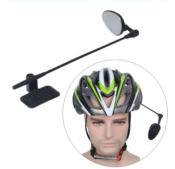 Bicycle Mirror Lightweight aluminum Bike Helmet Flexible 360 Degree Adjustable Rear View Mirror Outdoor Cycling Bike Accessories