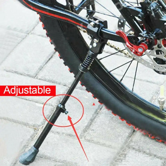 Bicycle Mountain Bike Foot Support Aluminum Alloy Adjustable MTB Aluminum Side Rear Kick Stand Electric Vehicle Bicycle Parts