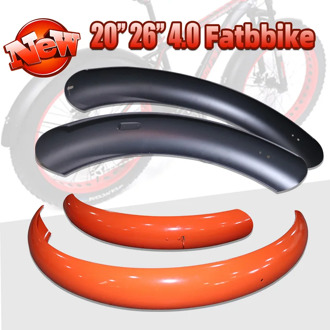 Bicycle Mudguards 26''x4.0 Mud Guards Fender set for fat tire EBike Snow bike Beach Cycle Accessories MTB Demolition Bike Fender