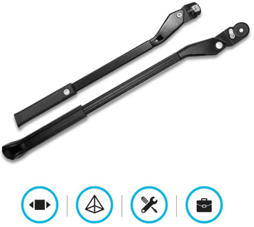 Bicycle Parking Rack Road Bike MTB Support Side Stand Carbon Fiber Bicycle Accessories Adjustable Quick Install Cycling Parts