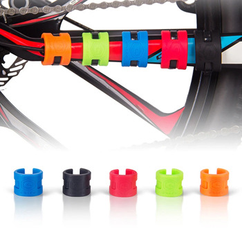 Bicycle Protective Gear road mountain bike frame collision rubber protection ring guard chain protector stickers