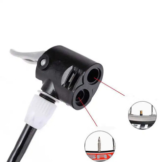 Bicycle Pump Nozzle Hose Adapter F/V A/V Schrader/Presta Valve Converter Double Head Pumping Parts MTB Bike Accessories