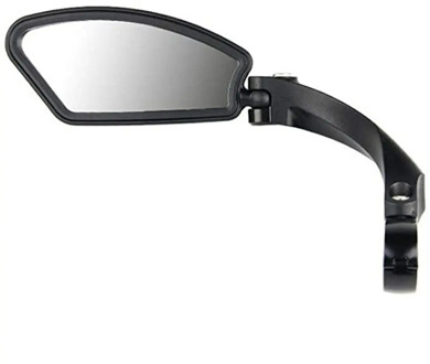 Bicycle Rear View Mirror Unbreakable Stainless Steel Lens 1PC Adjustable Angles Mirror Mountain Bike Rearview Mirrors