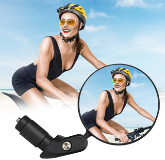 Bicycle Rear View Mirror Universal Handlebar Rearview Mirror Rotate Wide-angle For MTB Road Cycling Bike Bicycle Accessories