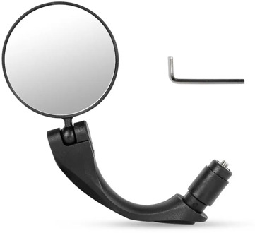 Bicycle Rear View Mirrors 360 Dregree Rotatable Folding Handlebar Mounted Convex Mirror For Mountain Road Bike Cycling Accessory