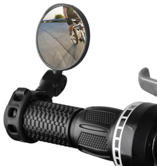 Bicycle rearview mirror wide-angle bicycle mirror mountain bike rearview mirror silicone handle rearview mirror