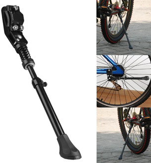 Bicycle Telescopic Adjustable Aluminum Side Support Tripod Mountain Bike Road Bike Side Support Parking Rack Bicycle Accessories