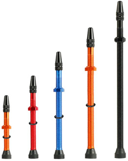 Bicycle Tubeless Tire Valve 1Pair 40/60/80/100/120mm Road Bike Tubeless Tires Alloy Brass Stem Presta Valve for mtb bicycle