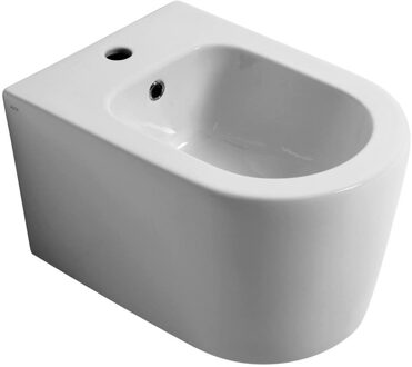 Bidet Salenzi Form Square Glanzend Wit (exclusief kraan) Wit Chroom