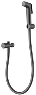 Bidetkraan – Mat Zwart – Met Handbidet En Wandhouder – Anti-terugslagklep