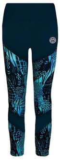 Bidi Badu Abiba Tech Mesh Tight Dames-Donkerblauw,Lichtblauw - S