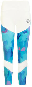 Bidi Badu Abiba Tech Mesh Tight Dames-Wit,Lichtblauw - S