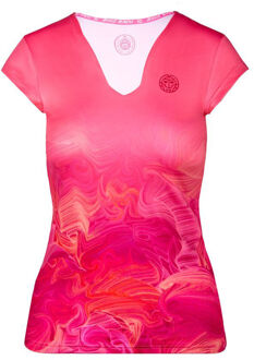 Bidi Badu Anele Tech Roundneck T-shirt Meisjes pink - 128,140,152,164