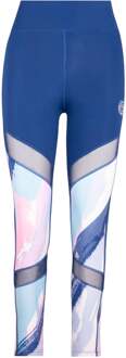 Bidi Badu Baina Tech Tight Dames-Wit,Lichtblauw - S,XL