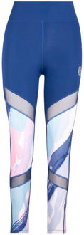 Bidi Badu Baina Tech Tight Dames-Wit,Lichtblauw - XL