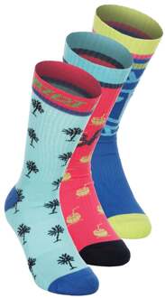 Bidi Badu Bold Bro II Crew Printed Move Tennissokken-Veelkleurig - 35-38