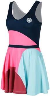 Bidi Badu Bubble Jurk Meisjes-Donkerblauw,Pink - 128,140,152,164