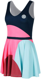 Bidi Badu Bubble Jurk Meisjes-Donkerblauw,Pink - 128,152,164