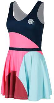 Bidi Badu Bubble Jurk Meisjes-Donkerblauw,Pink - 128